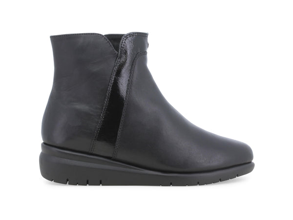 Melluso Donna Stivaletti Comfort Pianta Larga Tomaia in Pelle Nera K55236W-245572